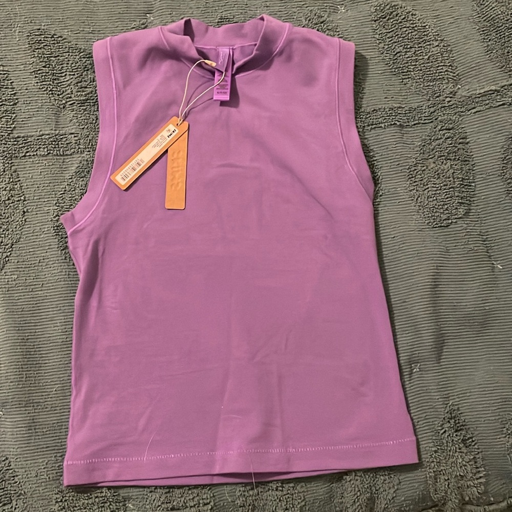 Skims mock neck tank